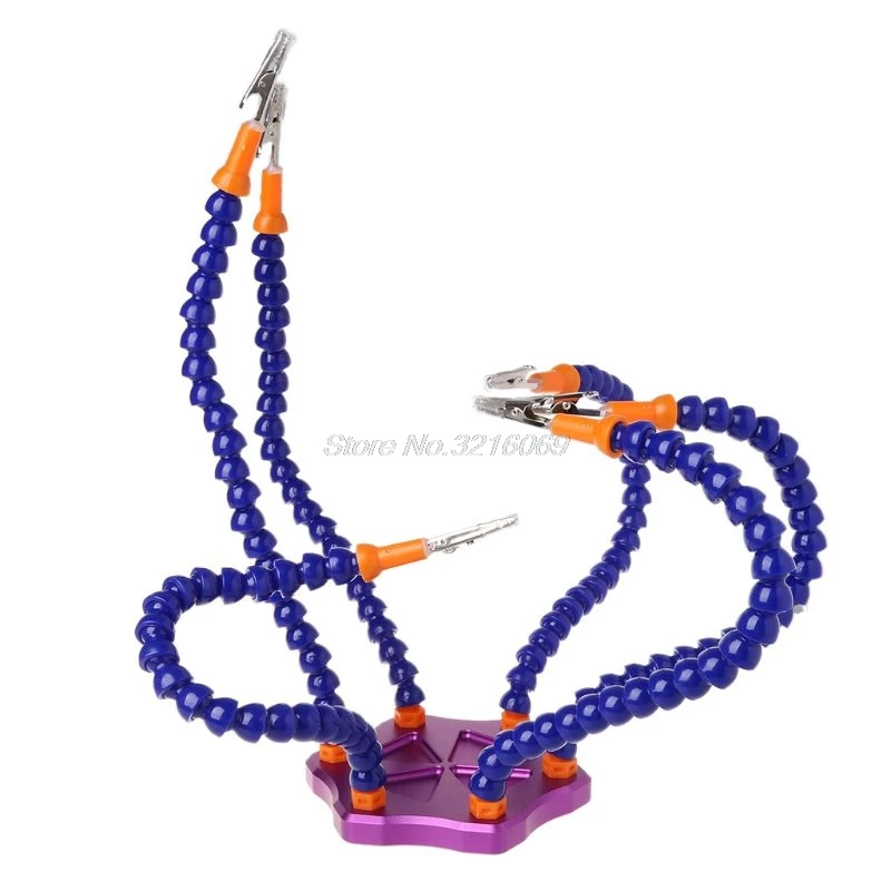 Helping Third Hands Soldering Tool 6 Flexible Arms Welding Station For RC Model Sep12 Whosale&DropShip
Helping Third Hands Soldering Tool 6 Flexible Arms Welding Station For RC Model Sep12 Whosale&DropShip