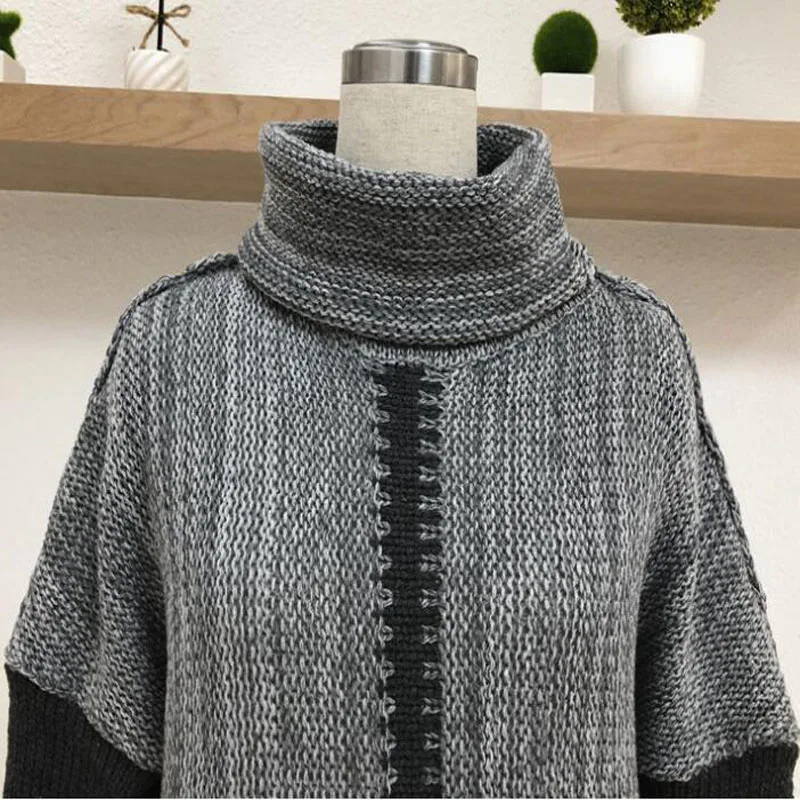 U-SWEAR Autumn Harajuku Turtleneck sweater Women patchwork pullovers winter top Knitted Sweater mujer casual jumper
U-SWEAR Autumn Harajuku Turtleneck sweater Women patchwork pullovers winter top Knitted Sweater mujer casual jumper