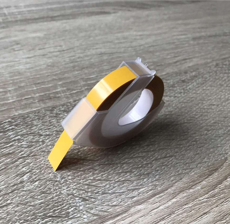 50 шт совместимый с DYMO Желтый 3D пластик тиснение этикетка для тиснения этикеток, 3/8 ''x 9,8'
50 шт совместимый с DYMO Желтый 3D пластик тиснение этикетка для тиснения этикеток, 3/8 ''x 9,8'