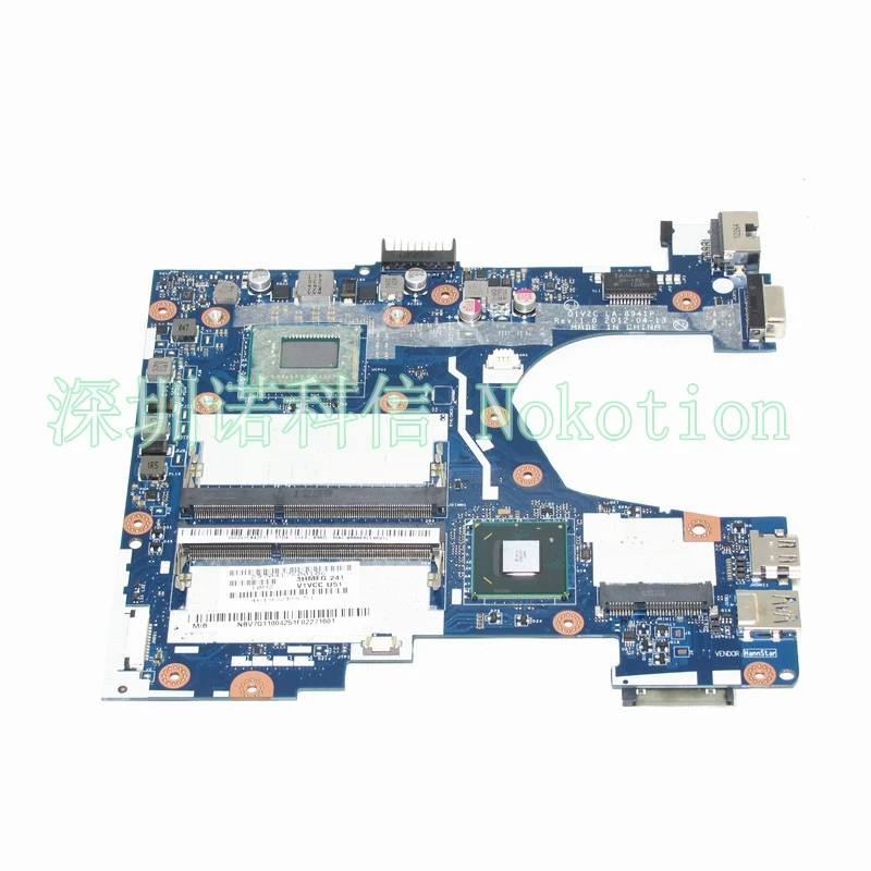 Материнская плата NOKOTION NBV7Q11004 NB.V7Q11.004 Q1VZC LA-8941P для ноутбука acer aspire V5-131 SR0N9 I3-3217U работает
Материнская плата NOKOTION NBV7Q11004 NB.V7Q11.004 Q1VZC LA-8941P для ноутбука acer aspire V5-131 SR0N9 I3-3217U работает
