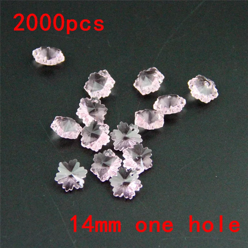 Dazzling Pink 2000pcs 14mm Crystal Snowflake Prism Beads In One Hole For Crystal Lighting Chandelier Parts
Dazzling Pink 2000pcs 14mm Crystal Snowflake Prism Beads In One Hole For Crystal Lighting Chandelier Parts