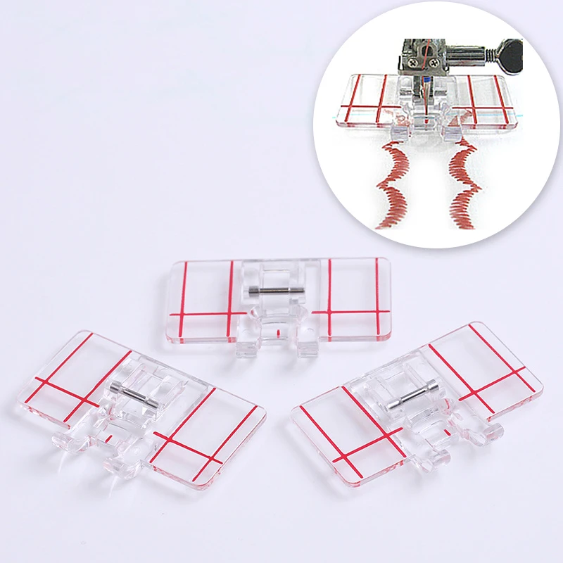 1Pc Plastic Parallel Sewing Machine Foot Useful Creative Presser Foot for Sewing Machine Janome Singer Sewing Accessories 605
1Pc Plastic Parallel Sewing Machine Foot Useful Creative Presser Foot for Sewing Machine Janome Singer Sewing Accessories 605