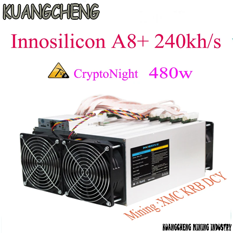 Новинка Майнер Innosilicon A8 + Криптонит 240KH/S 480 Вт не PSU для XMC ETN KRB DCY с +|Серверы| |