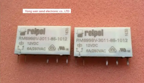 Новый реле RM699BV-3011-85-1012 RM699BV3011851012 RM699BV-3011-85-1012-12VDC RM699BV3011851012-12VDC 12VDC DC12V DIP5 10 шт./лот
Новый реле RM699BV-3011-85-1012 RM699BV3011851012 RM699BV-3011-85-1012-12VDC RM699BV3011851012-12VDC 12VDC DC12V DIP5 10 шт./лот