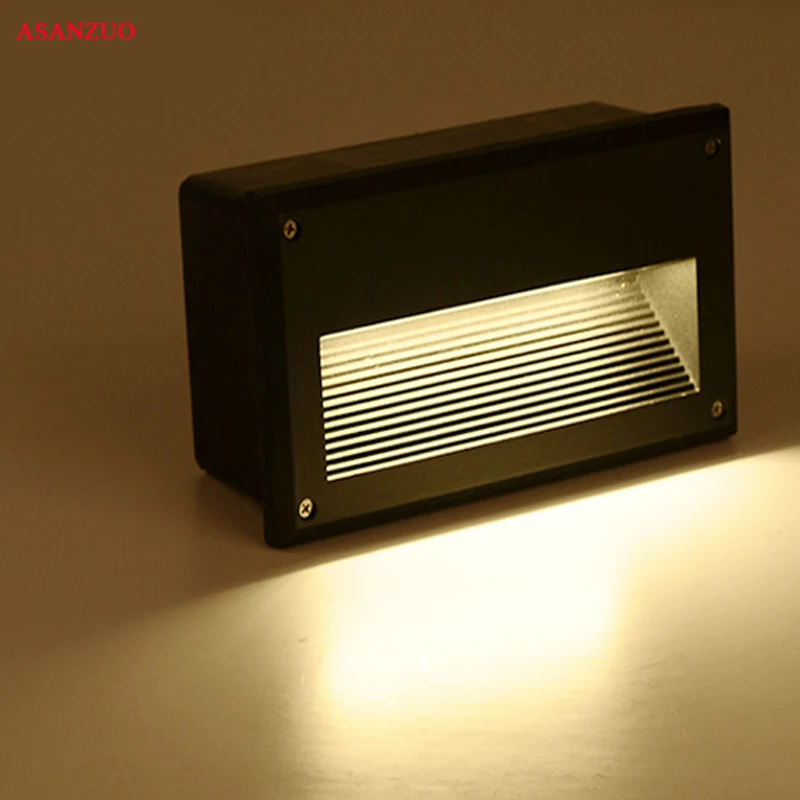 5W 7W 10W Outdoor LED Step Light Waterproof Stair Light Wall Embedded Underground Buried Lamp Lighting Deck Footlights 85-265V
5W 7W 10W Outdoor LED Step Light Waterproof Stair Light Wall Embedded Underground Buried Lamp Lighting Deck Footlights 85-265V