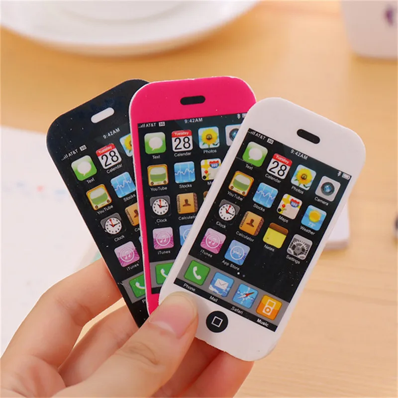 2pcs Kawaii Novelty Mobile Phone Rubber Eraser Office School Writing Supplies Children Toys Gifts Creative Student Stationery
2pcs Kawaii Novelty Mobile Phone Rubber Eraser Office School Writing Supplies Children Toys Gifts Creative Student Stationery