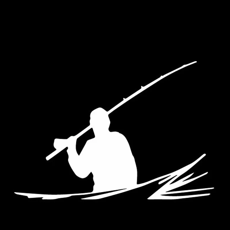 YJZT 15CM*10.4CM Simplicity Ship Water Wave Reflection Fishing Vinly Decal Beautiful Car Sticker Cool Black/Silver C27-0462 | Автомобили и