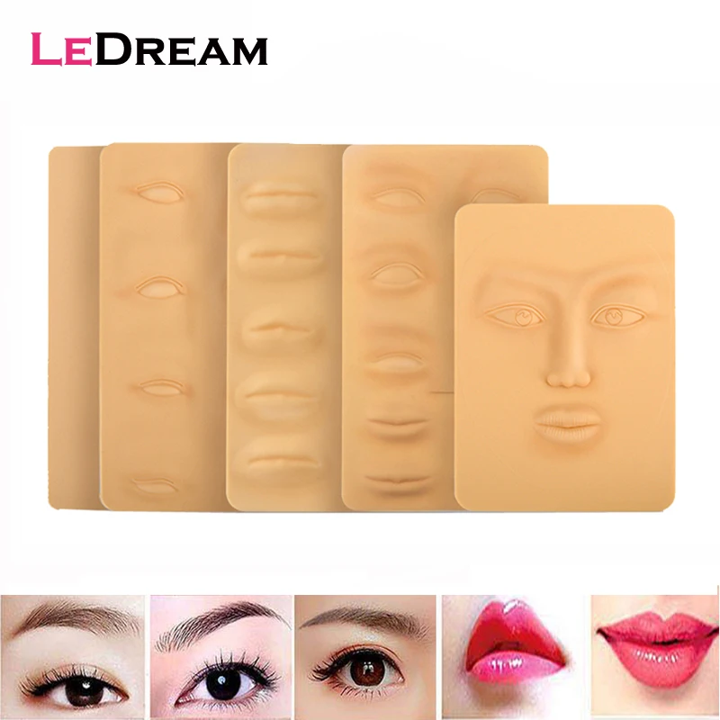 10pcs/lot 3D Silicone Permanent Makeup Tattoo Training Practice Fake Skin Blank Eye Lip Face For Microblading Machine Beginner
10pcs/lot 3D Silicone Permanent Makeup Tattoo Training Practice Fake Skin Blank Eye Lip Face For Microblading Machine Beginner