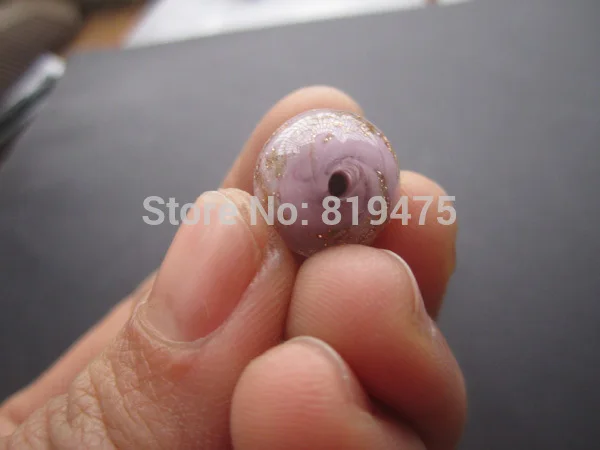10Pcs/Lot 12mm Handmade Lampwork Beads Light Purple Color With Gold powder for jewelry making
10Pcs/Lot 12mm Handmade Lampwork Beads Light Purple Color With Gold powder for jewelry making