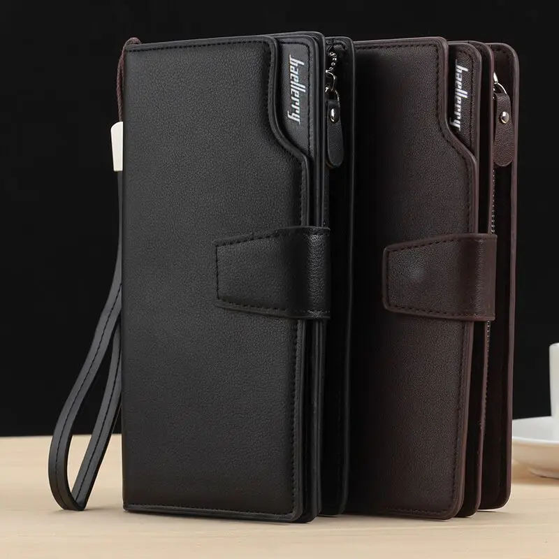 Long Large Capacity Organizer Leather Men Wallets Wristlets Clutch Bag Zipper Pocket Card Holder Coin Purse Man Money Bag Wallet
Long Large Capacity Organizer Leather Men Wallets Wristlets Clutch Bag Zipper Pocket Card Holder Coin Purse Man Money Bag Wallet