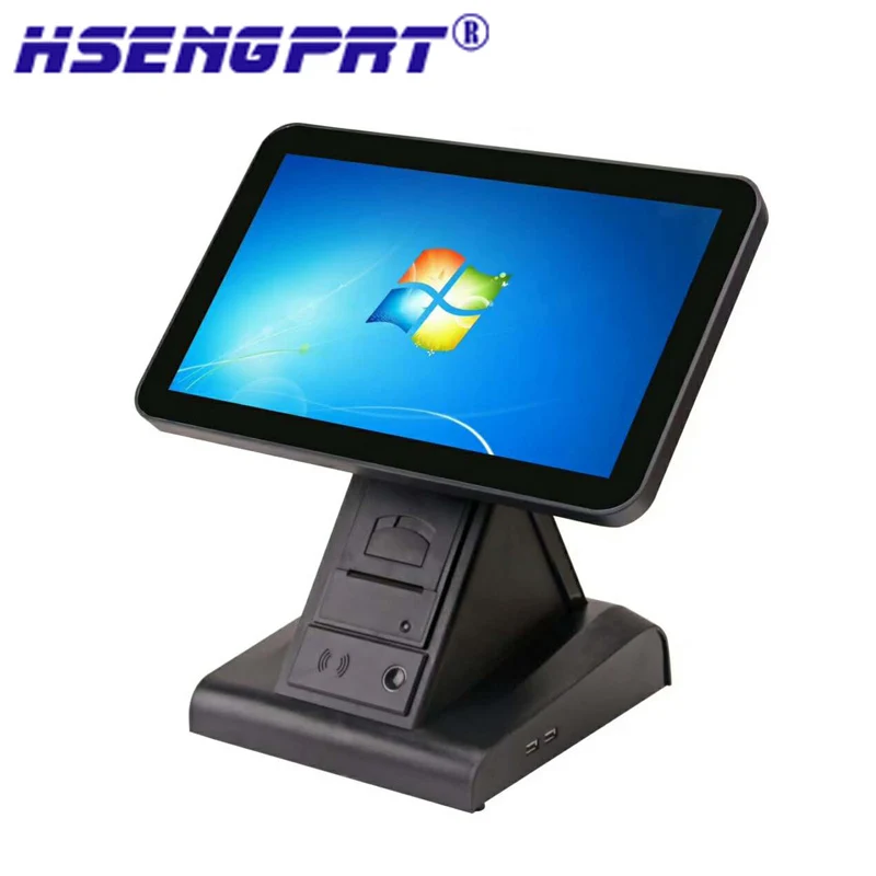 15 inch restaurant Cash Register build in 58mm printer all in one POS Single touch screen pos systems HS-B157
15 inch restaurant Cash Register build in 58mm printer all in one POS Single touch screen pos systems HS-B157