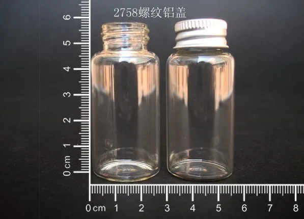 10 pcs 20ml 27x58mm Small Clear Glass Bottle Vial Pendant With Aluminum Lid For Wedding Holiday Decoration Christmas Gifts
10 pcs 20ml 27x58mm Small Clear Glass Bottle Vial Pendant With Aluminum Lid For Wedding Holiday Decoration Christmas Gifts