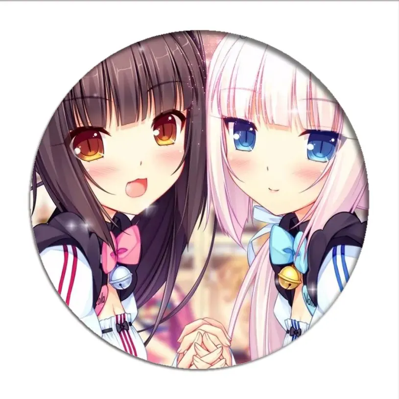 Новый аниме NEKOPARA OVA Значки для косплея Ванильная кошка шоколадная брошь булавки