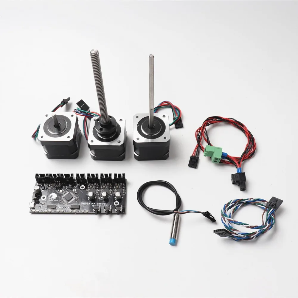 Prusa i3 MK2.5/MK3 Multi Material V2 electrical parts kit, motors kit, control board, power and signal cables.
Prusa i3 MK2.5/MK3 Multi Material V2 electrical parts kit, motors kit, control board, power and signal cables.