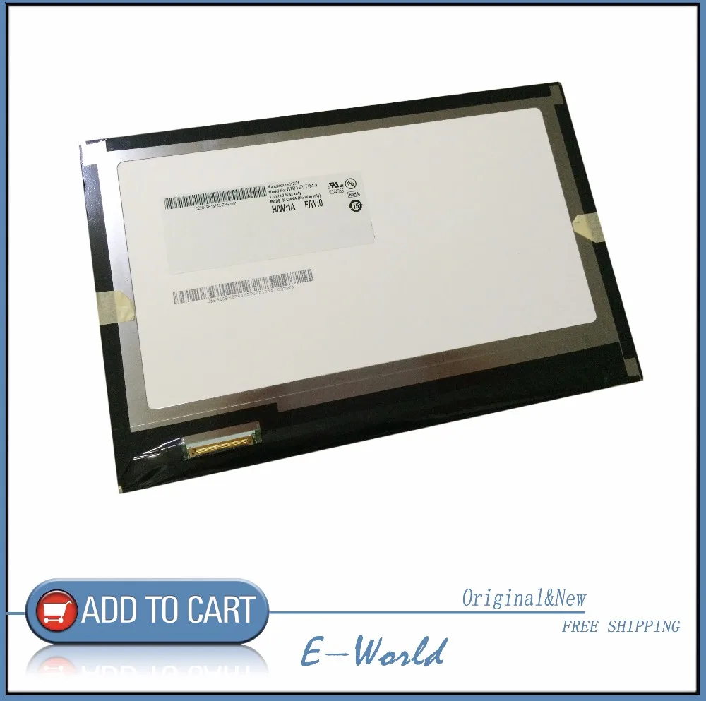 Оригинальный и новый 10,1-дюймовый ЖК-экран B101EVT04.0 B101EVT04 для планшетных ПК Бесплатная доставка
Оригинальный и новый 10,1-дюймовый ЖК-экран B101EVT04.0 B101EVT04 для планшетных ПК Бесплатная доставка
