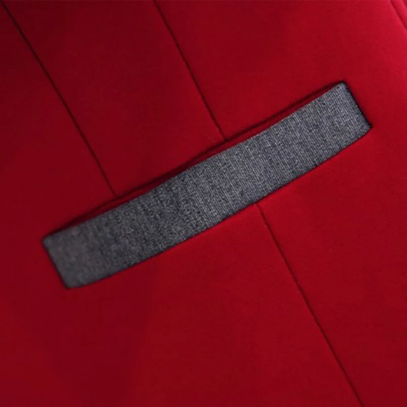 AKSLXDMMD 2019 Women Blazer Long Sleeve One Button Pocket Brief Elegant Coats Neck Patchwork Slim Chic Ladies Blazers YR097
AKSLXDMMD 2019 Women Blazer Long Sleeve One Button Pocket Brief Elegant Coats Neck Patchwork Slim Chic Ladies Blazers YR097