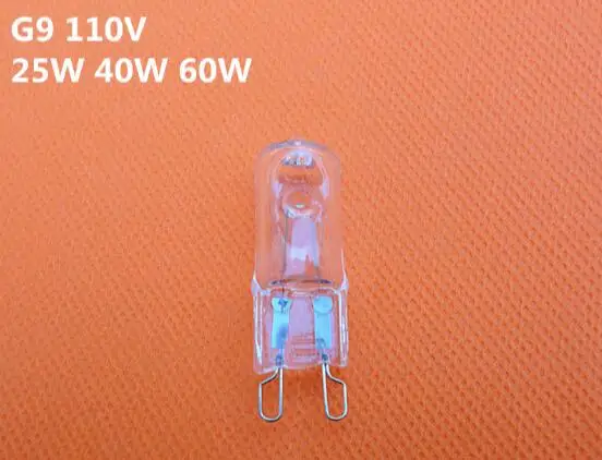Галогенная лампа G9 2800 3000K отличного качества 40 Вт 110 В|halogen lamp|40w g940w g9 halogen bulb |