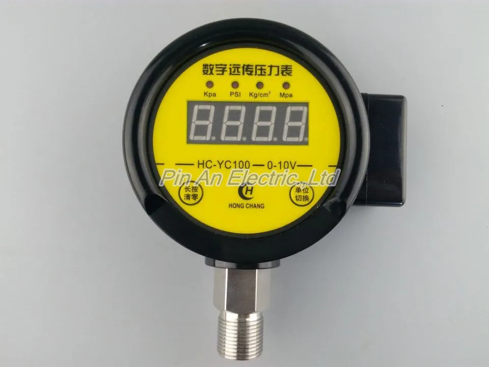 DC12V-24v 0-16MPA Digital remote pressure gauge constant pressure water supply Digital remote pressure gauge HC-YC100
DC12V-24v 0-16MPA Digital remote pressure gauge constant pressure water supply Digital remote pressure gauge HC-YC100