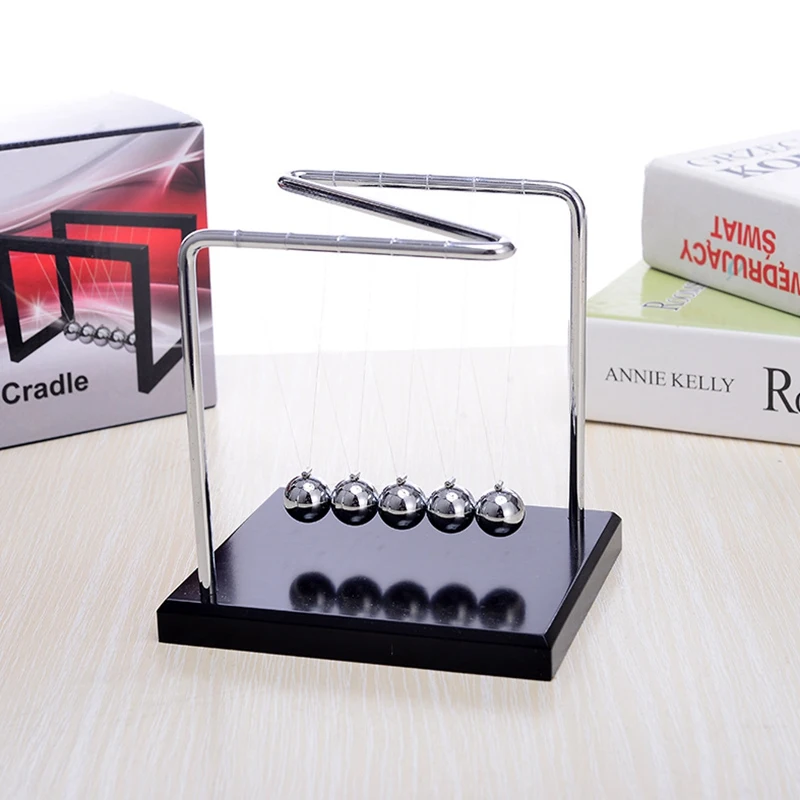 Newton Cradle Physics Pendulum Science Z-Type Wood Newton's Cradle Art In Motion Balance Ball Wave Desk Ornament Educational T
Newton Cradle Physics Pendulum Science Z-Type Wood Newton's Cradle Art In Motion Balance Ball Wave Desk Ornament Educational T