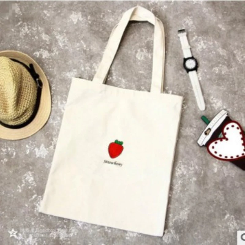 Daily Use Handbag Large Capacity Tote Bag Strawberry Printing Shopping Bag Women Simple Leisure Beach Bag Student Shoulder Bag
Daily Use Handbag Large Capacity Tote Bag Strawberry Printing Shopping Bag Women Simple Leisure Beach Bag Student Shoulder Bag
