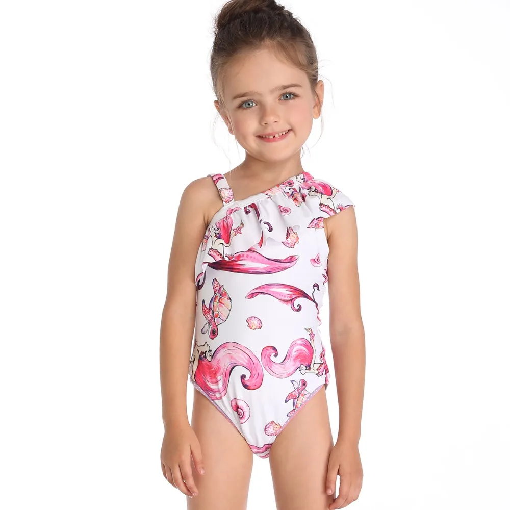 One Piece Swimsuit Swimwear For Girls Bench Bathing Suit Bikini Set Summer Swimming Lovely Cute | Спорт и развлечения