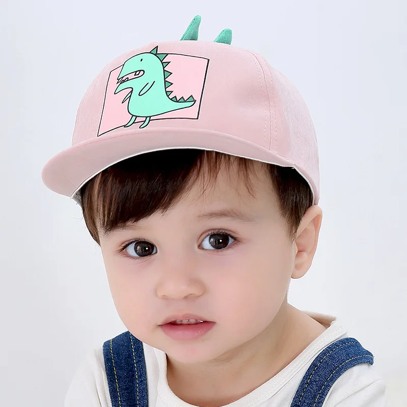 Новая Детская кепка с милым рисунком динозавра модная детская бейсболка на весну