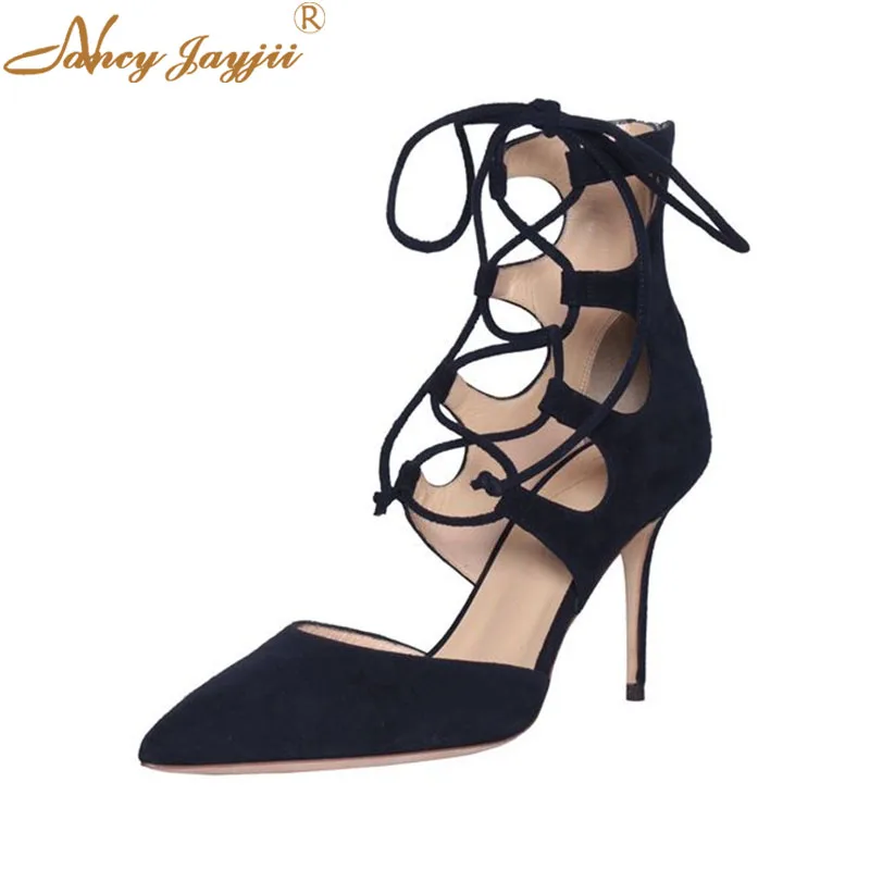 Women Shoes Ladies Pumps Flock Solid Ankle Strap Lace-Up Wedding/Party Super High thin heels Cover Elegant Fashion Novelty 2019
Women Shoes Ladies Pumps Flock Solid Ankle Strap Lace-Up Wedding/Party Super High thin heels Cover Elegant Fashion Novelty 2019