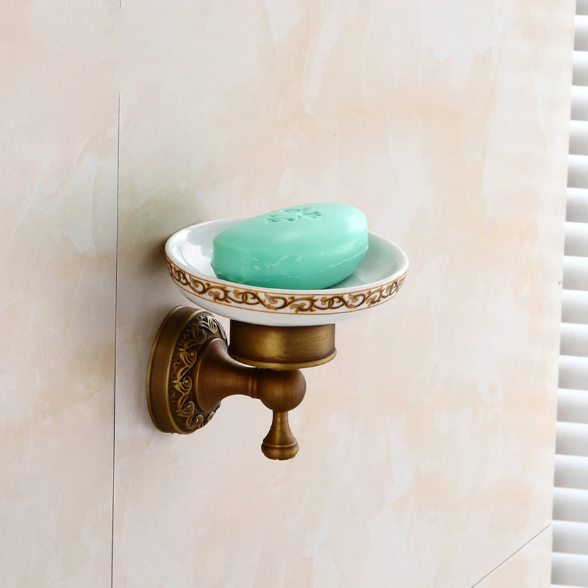 European Antique Brass Soap Dishes Bathroom Printed Soap Holder Tray Home Hotel Scenic Spot Bath Vintage Hardware Accessories
European Antique Brass Soap Dishes Bathroom Printed Soap Holder Tray Home Hotel Scenic Spot Bath Vintage Hardware Accessories