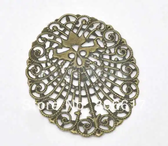 Best Quality 30 Pcs Bronze Tone Filigree Oval Wraps Connector Embellishments Jewelry Findings 61x48mm(W03474 X 1)
Best Quality 30 Pcs Bronze Tone Filigree Oval Wraps Connector Embellishments Jewelry Findings 61x48mm(W03474 X 1)