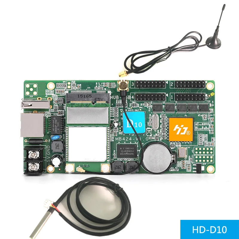 D10+Temperature Display, WiFi Controller, HD-D10 Full Color LED Logo Controller, Convertible English, Support WiFi, U Disk Co
D10+Temperature Display, WiFi Controller, HD-D10 Full Color LED Logo Controller, Convertible English, Support WiFi, U Disk Co