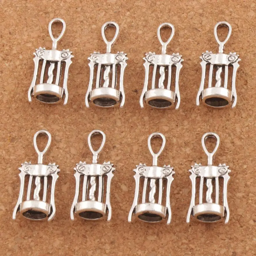Wine Corkscrew Opener Spacer Charm Beads Pendants Alloy Handmade Jewelry DIY L285 18pcs 27.3x11.3mm Zinc Alloy
Wine Corkscrew Opener Spacer Charm Beads Pendants Alloy Handmade Jewelry DIY L285 18pcs 27.3x11.3mm Zinc Alloy