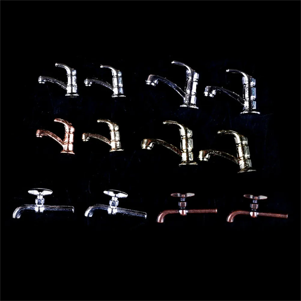 2pcs/lot 1:12 Miniature Metal Water Tap Faucet Dollhouse Bathroom Accessories Dollhouse Miniature Faucet 6 Styles Furniture Toys
2pcs/lot 1:12 Miniature Metal Water Tap Faucet Dollhouse Bathroom Accessories Dollhouse Miniature Faucet 6 Styles Furniture Toys
