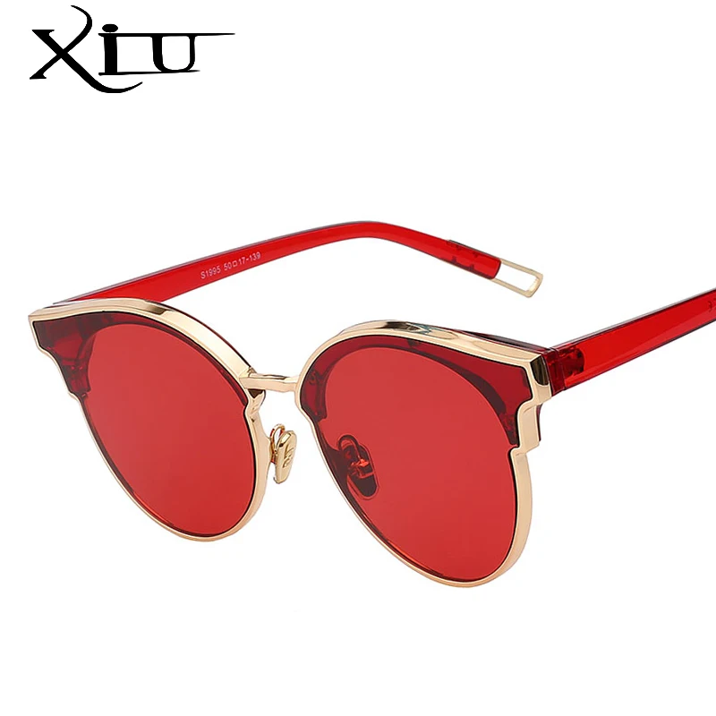 Солнцезащитные очки XIU кошачий глаз женские винтажные модные брендовые