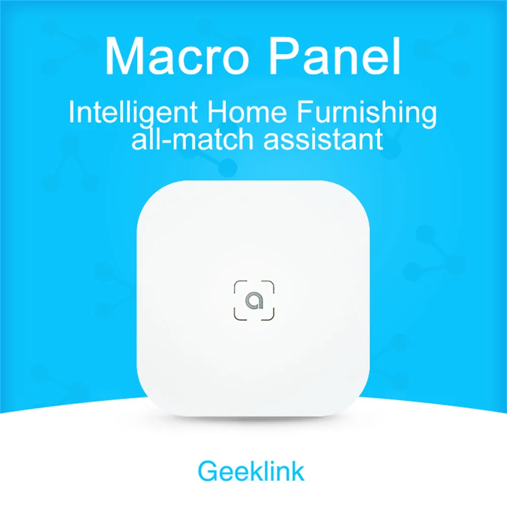 Geeklink 1 Gang Scene Panel Smart Home Remote Control Wireless Light Switch Feedback Touch Controller Alert Alarming Apparatus
Geeklink 1 Gang Scene Panel Smart Home Remote Control Wireless Light Switch Feedback Touch Controller Alert Alarming Apparatus