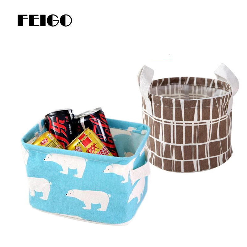 FEIGO 12 Style Desktop Storage Basket Cotton Waterproof Storage Baskets Cosmetic Laundry basket Grocery Home Storage Basket F900
FEIGO 12 Style Desktop Storage Basket Cotton Waterproof Storage Baskets Cosmetic Laundry basket Grocery Home Storage Basket F900