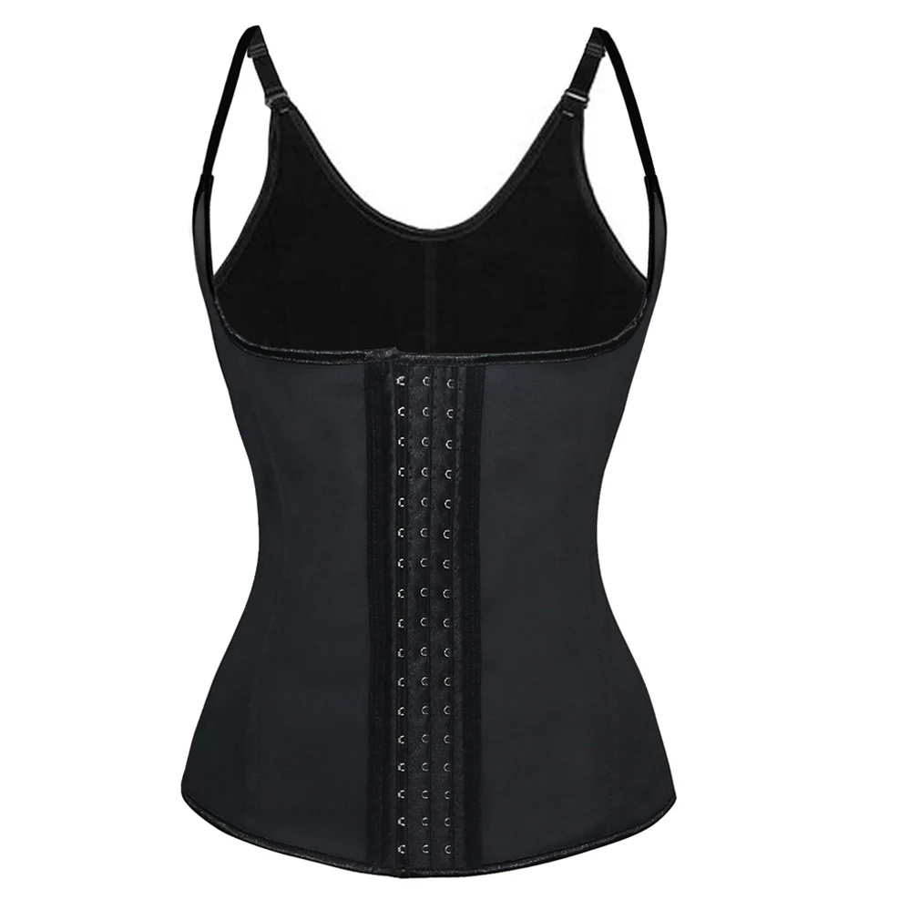 Women Latex Waist Trainer Corset Vest 9 Steel Boned Underbust Corsets Waist Cincher Body Shapewear Bustier Cincher Corselet
Women Latex Waist Trainer Corset Vest 9 Steel Boned Underbust Corsets Waist Cincher Body Shapewear Bustier Cincher Corselet