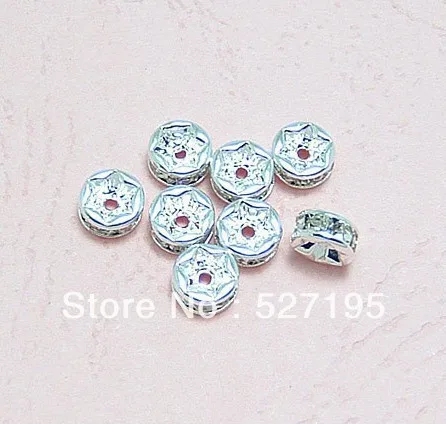 Diy every bead block pearl alloy zircon rhinestone septate ring bling pearl crystal necklace 6mm
Diy every bead block pearl alloy zircon rhinestone septate ring bling pearl crystal necklace 6mm