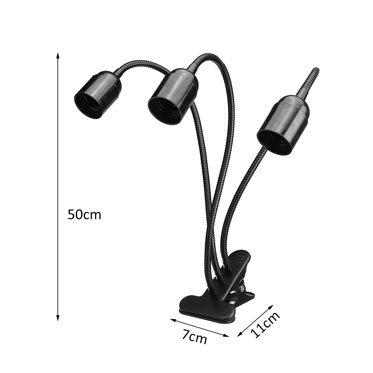 Flexible Plant Growth Light Base Stand 3 Heads Clip-On Desk Light E27 Bulb Stand Holder Kids Study Table Lamp Aquarium Lighting
Flexible Plant Growth Light Base Stand 3 Heads Clip-On Desk Light E27 Bulb Stand Holder Kids Study Table Lamp Aquarium Lighting