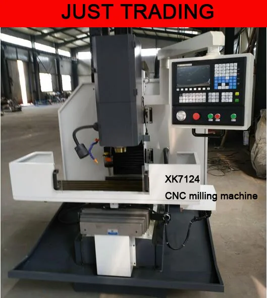 XK7124 фрезерный и сверлильный станок с ЧПУ вертикальный по металлу|milling and drilling