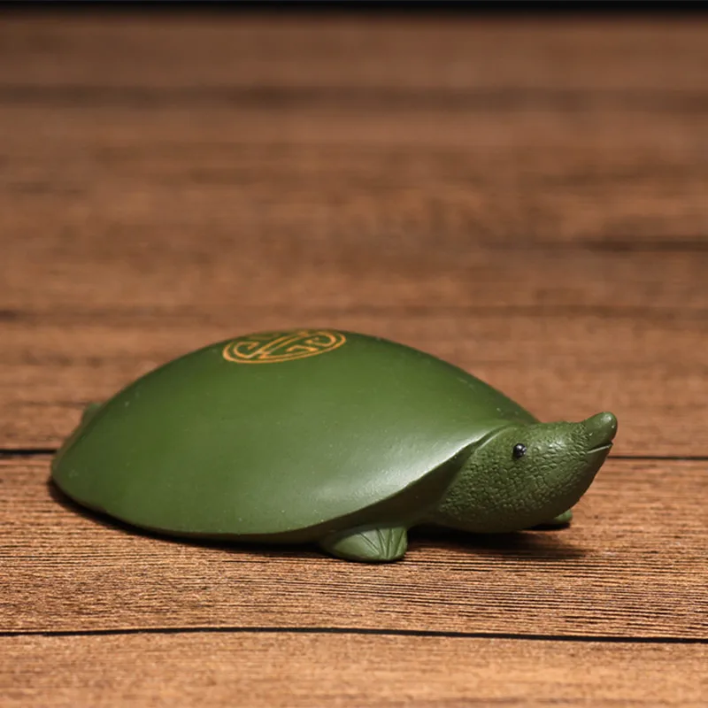 Hand made Green clay tea Pet soft-shelled turtle yixing green mud tea pet teatray teaboard tearoom home decor statue figurine
Hand made Green clay tea Pet soft-shelled turtle yixing green mud tea pet teatray teaboard tearoom home decor statue figurine