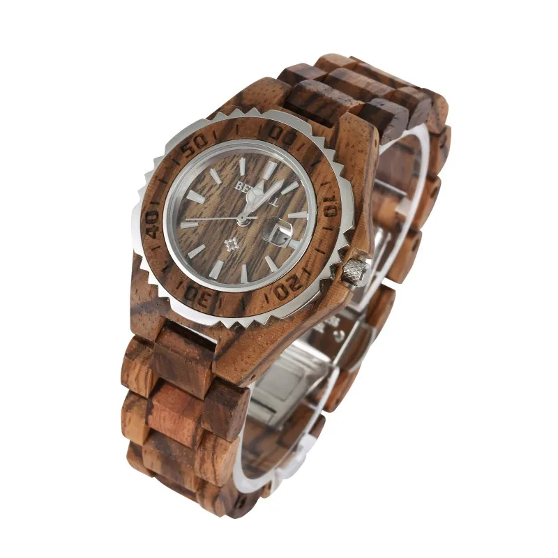 Luxury Waterproof Watch Wooden Watch Men's Display Date Quartz Men's Watch Women
Luxury Waterproof Watch Wooden Watch Men's Display Date Quartz Men's Watch Women