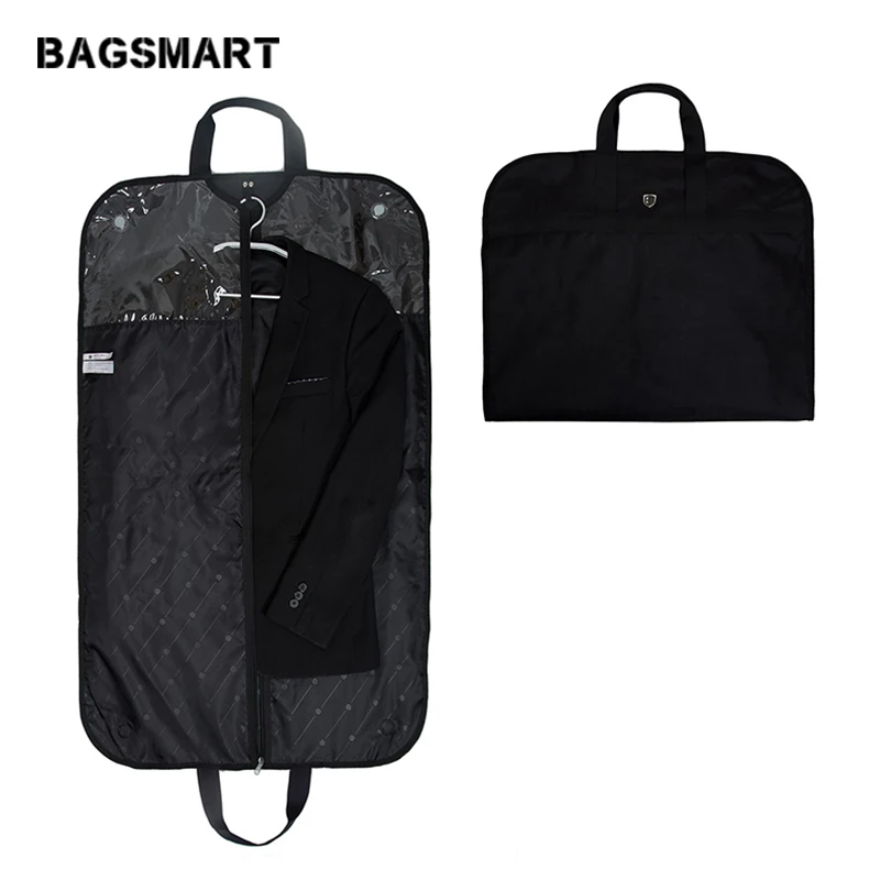 BAGSMART легкие черные Gar мужские сумки нейлоновая сумка для костюма Деловое платье с