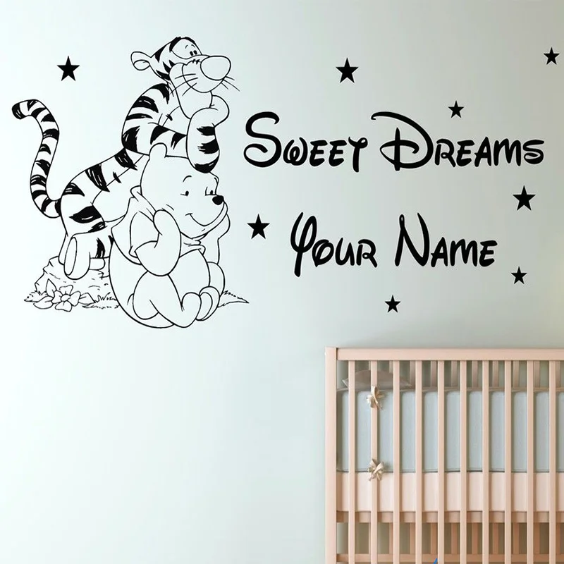 Free Shipping Tigger Winnie the Pooh Children Bedroom Decoration Wall Sticker custom Name wall decals 2 Sizes
Free Shipping Tigger Winnie the Pooh Children Bedroom Decoration Wall Sticker custom Name wall decals 2 Sizes