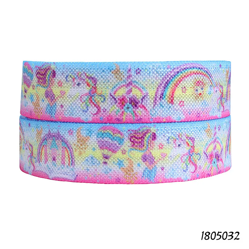 (50 yards/lot) Beautiful rainbow unicorn horns printed elastic ribbon for birthday party decoration
(50 yards/lot) Beautiful rainbow unicorn horns printed elastic ribbon for birthday party decoration