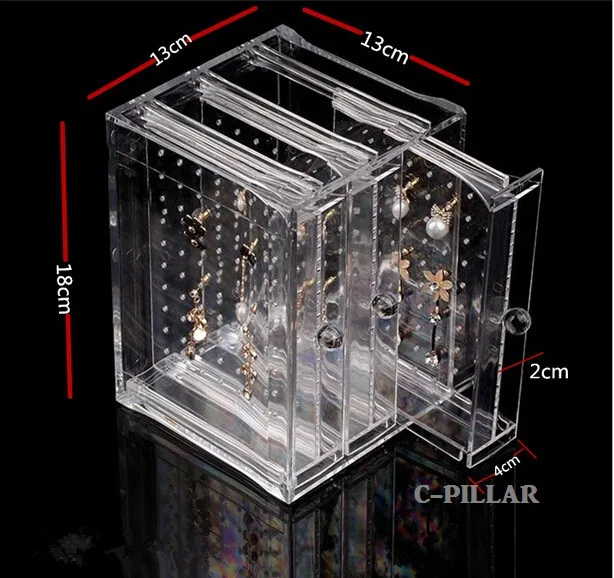 3 Layer Earrings Rack Draw-out Type Jewelry Storage Box Acrylic Makeup Organizer Dustproof Ccosmetics Holder Free shipping
3 Layer Earrings Rack Draw-out Type Jewelry Storage Box Acrylic Makeup Organizer Dustproof Ccosmetics Holder Free shipping