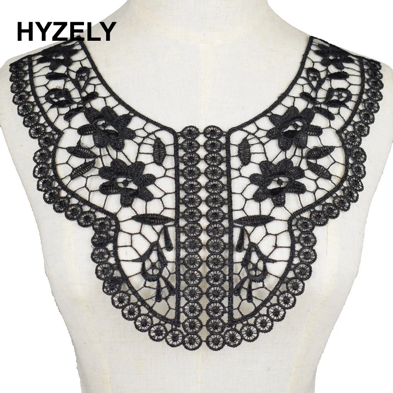 Black Luxury Craft Polyester Floral Embroidery Decorated Venice Lace Neckline Collar Applique Trims Fake Collar
Black Luxury Craft Polyester Floral Embroidery Decorated Venice Lace Neckline Collar Applique Trims Fake Collar