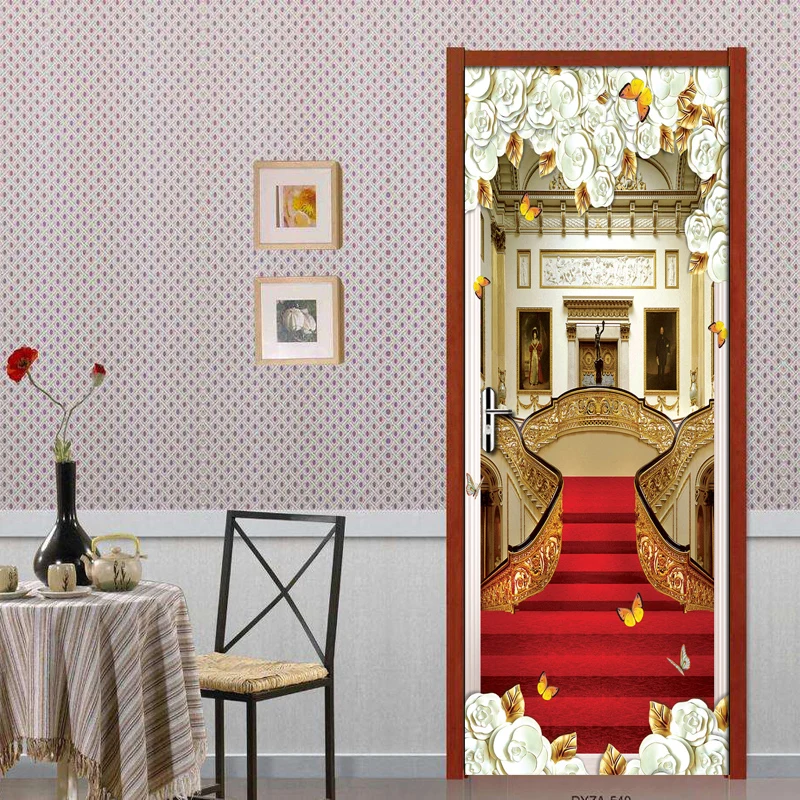 3D Creative Stairs Door Sticker Photo Wallpaper PVC Waterproof European Style Living Room Bedroom Mural Self-Adhesive Home Decor
3D Creative Stairs Door Sticker Photo Wallpaper PVC Waterproof European Style Living Room Bedroom Mural Self-Adhesive Home Decor