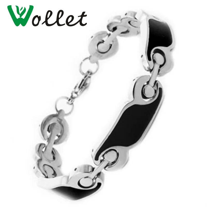 Wollet Fashion Jewelry Healing Energy Magnet Black Color Magnetic Pure Titanium Bracelet Bangle for Men
Wollet Fashion Jewelry Healing Energy Magnet Black Color Magnetic Pure Titanium Bracelet Bangle for Men