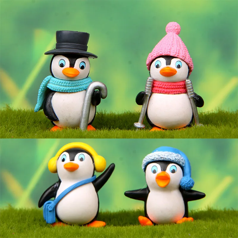4Pcs/Set Anime Penguins Skiing Action Figures PVC Toys Cute Cartoon Collection Model Home Decor
4Pcs/Set Anime Penguins Skiing Action Figures PVC Toys Cute Cartoon Collection Model Home Decor