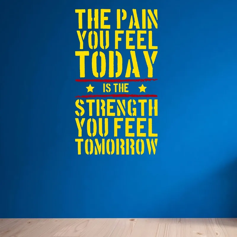 The Pain you Feel Today... Home Gym Motivational Wall Decal Quote Fitness Strength Workout Wall Stickers Wall Art For Kids Rooms
The Pain you Feel Today... Home Gym Motivational Wall Decal Quote Fitness Strength Workout Wall Stickers Wall Art For Kids Rooms